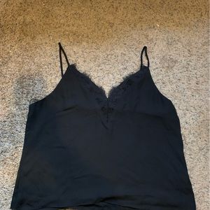 Lace cami black